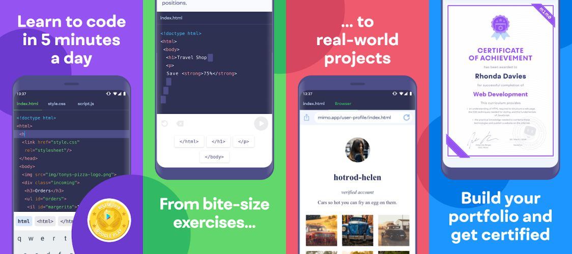 Comment apprendre la programmation avec l’application Mimo