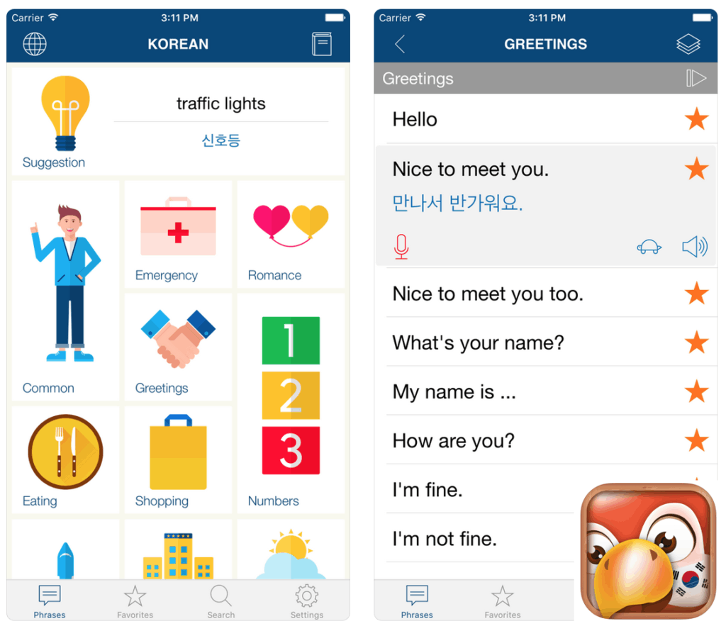 Découvrez les meilleures applications pour apprendre à parler coréen