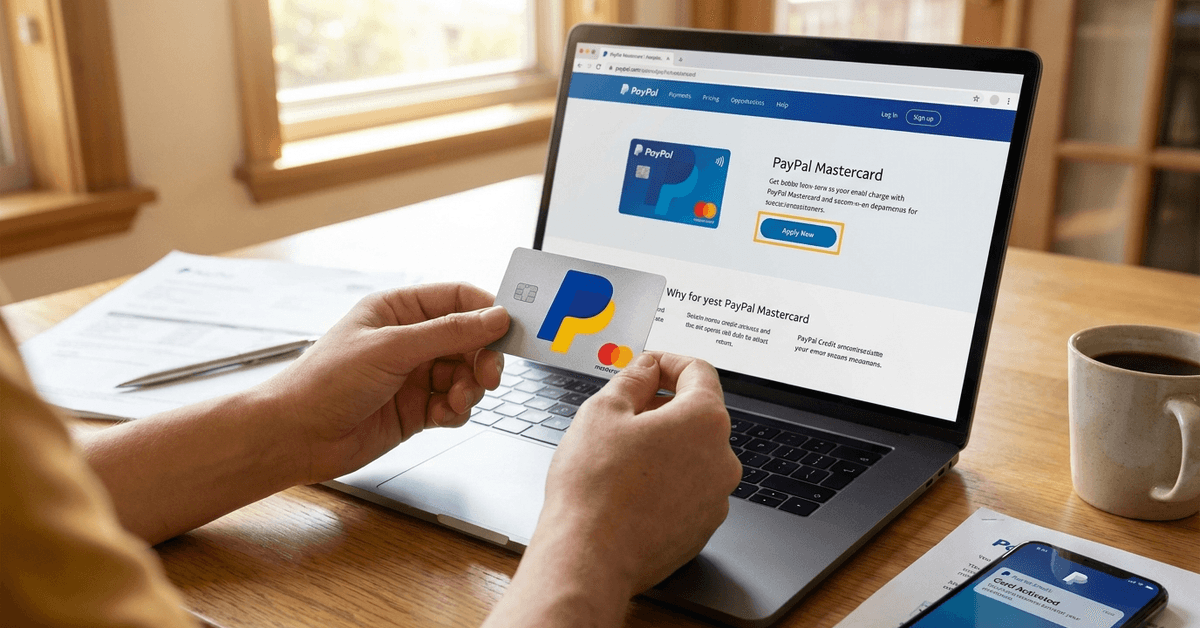 Découvrez comment demander une carte Mastercard PayPal en ligne